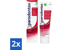 Parodontax - Tandpasta - Original - Versterkt Tandvlees & Verwijdert Tandplak - 75 ml - Voordeelverpakking - 2 stuks