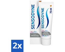 Sensodyne - Tandpasta - Gentle Whitening - Milde Reiniging - 75 ml - Voordeelverpakking - 2 stuks