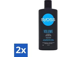 Syoss Volume Shampoo - Shampoo - Volumeverhogend - 440 ml - Voordeelverpakking - 2 stuks