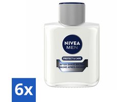 NIVEA Men Aftershave Balsem Protect & Care 100 ml - Voordeelverpakking - 6 stuks