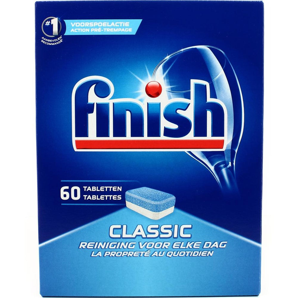 Finish - Vaatwas - Tablet - Classic - Reiniging Voor Elke Dag - 60 Tabs