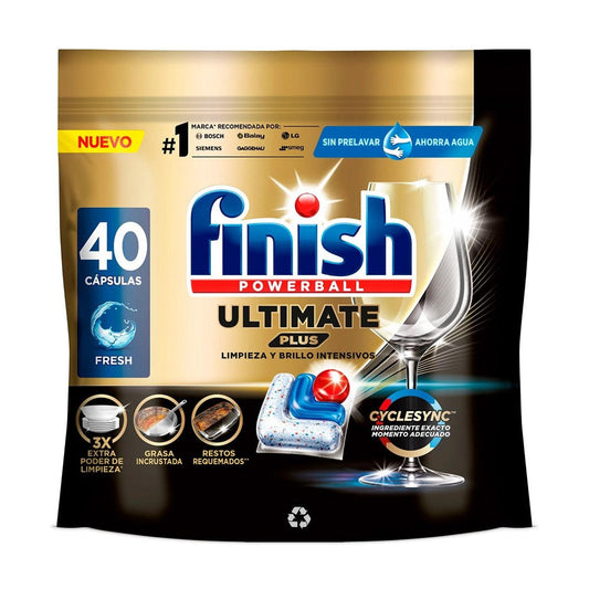 Finish Powerball - Vaatwas - Capsule - Ultimate Plus Cleanliness - 40Wb/488g
