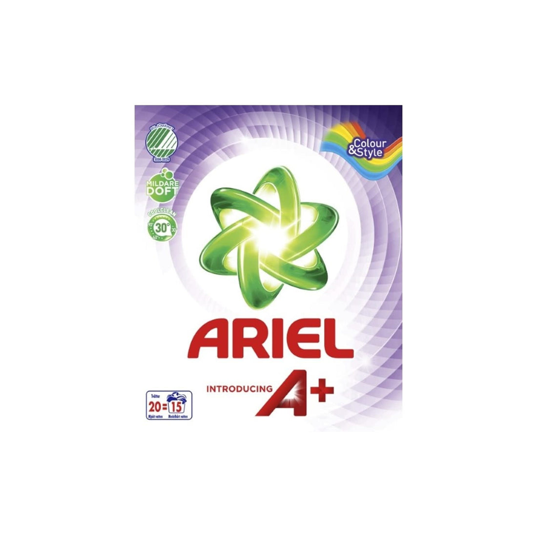 Ariel - Wasmiddel - Waspoeder - Color & Style - Introducing A+ - 15Wb/675g