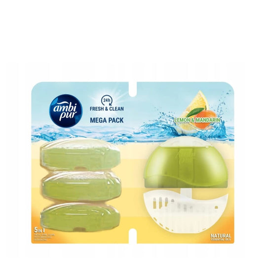 Ambi Pur - Toiletblok - Lemon & Mandarin - Mega Pack - 4x55ml
