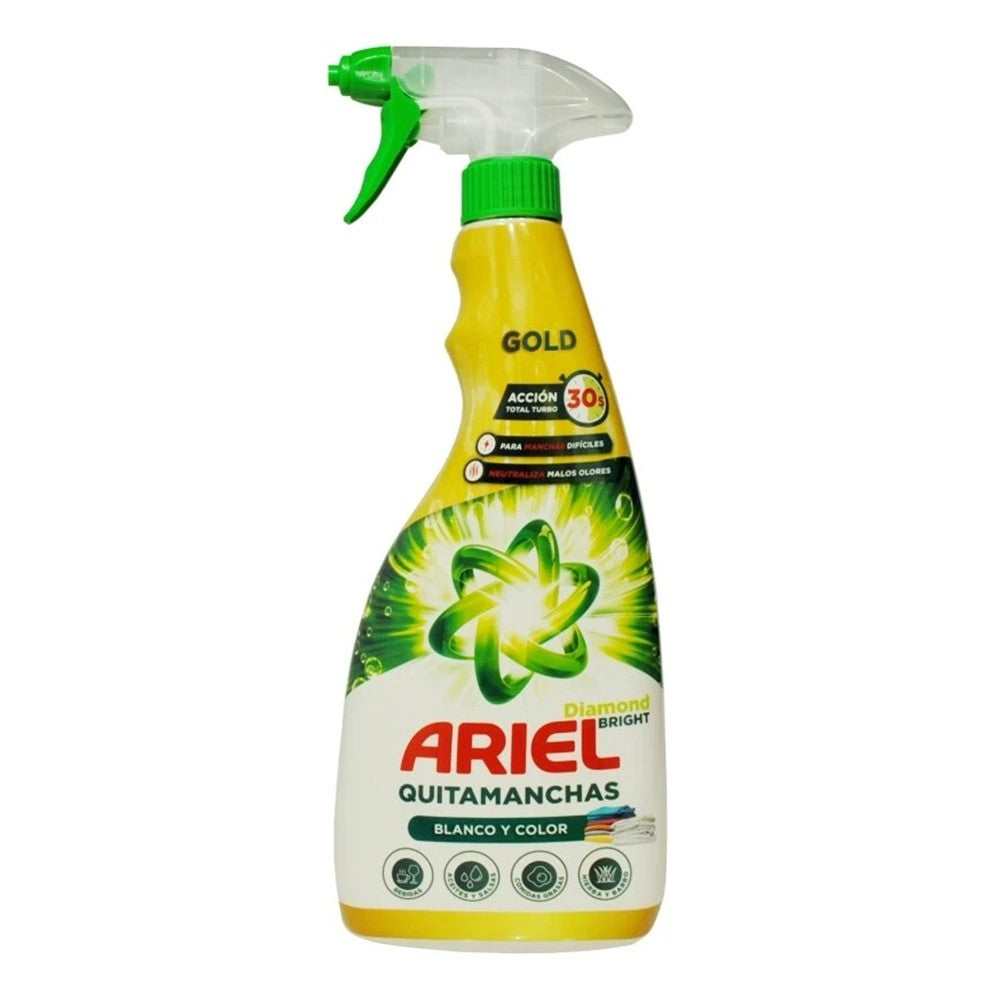 Ariel - Vlekverwijderaar - Spray - Diamond Bright - White and Color - Gold - 750ml