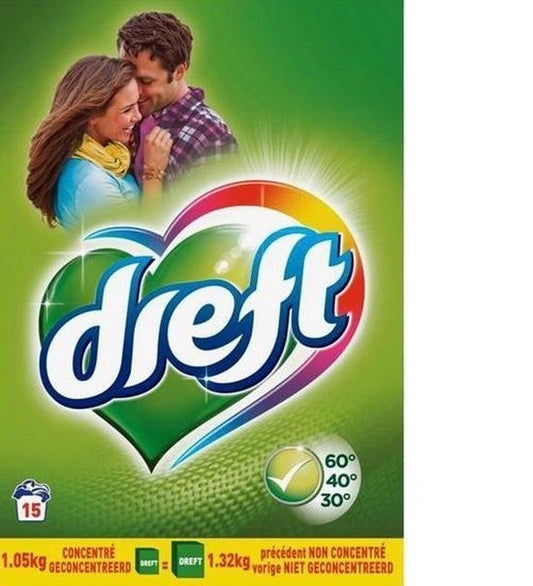 Dreft Regular Waspoeder - 75 Wasbeurten (Multipak 5x15)