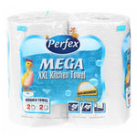 Perfex - Keukenrol - Mega - 2 Laags - 2 Rollen