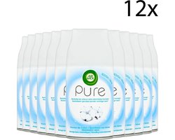Air Wick Freshmatic Automatische Spray Luchtverfrisser - Pure Zachtheid van Katoen - Navulling 250ml x12