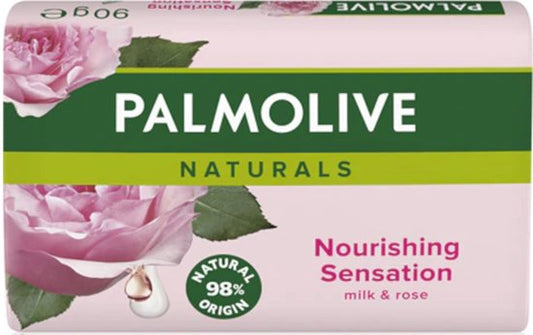 Palmolive naturals zeep 4x90gr Milk & Rose