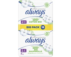Always Cotton Protection Ultra Long (maat 2) - Maandverband Met Vleugels - Voordeelbox 54 Stuks
