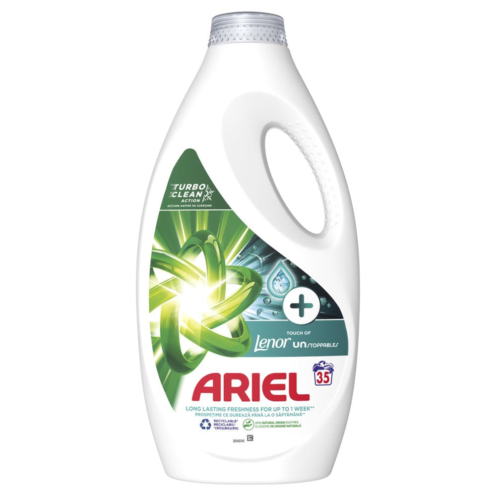 Ariel - Wasmiddel - Vloeibaar - Touch of Lenor Unstoppables+ - 35Wb/1750ml