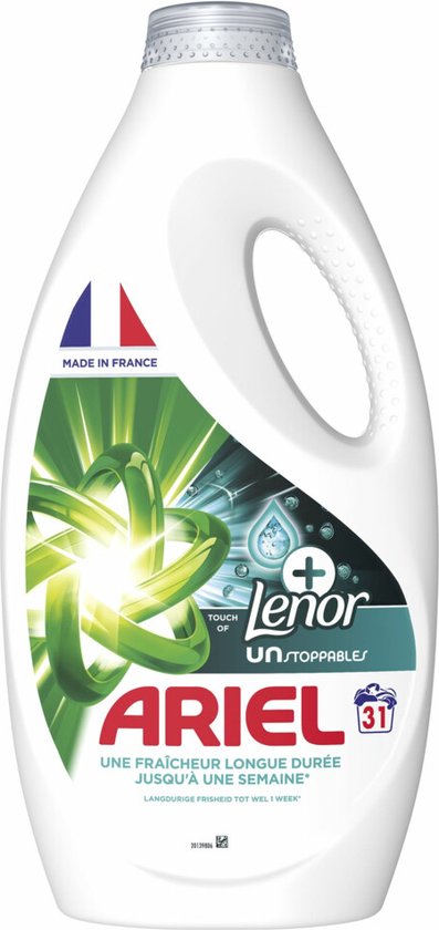 Ariel Original - Touch of Lenor Unstoppables - Vloeibaar Wasmiddel - Gekleurde Was - 31 Wasbeurten