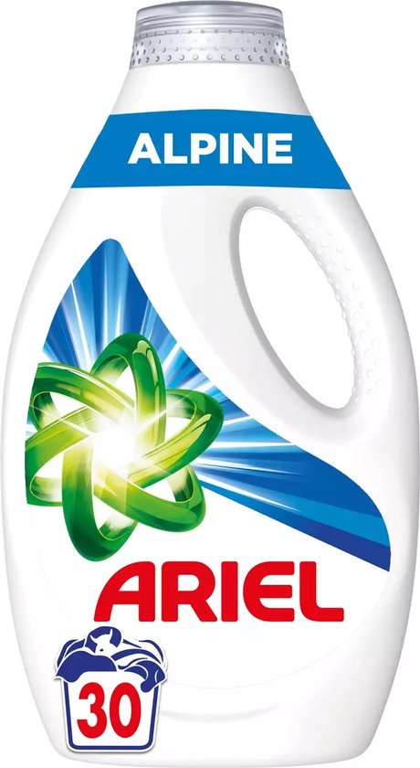 4x Ariel Vloeibaar Wasmiddel Alpine 30 Wasbeurten