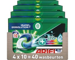 Ariel 4in1 Wasmiddel Pods Color Lenor Unstoppables 4x 10 stuks - 4x 215 Gram