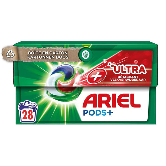 Ariel - Wasmiddel - Pods - 4in1 - Ultra + - 28Wb/719.6