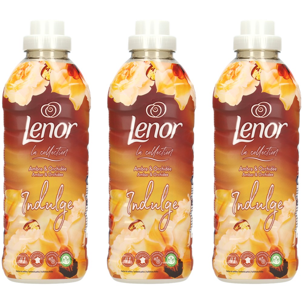 Lenor - Wasverzachter - Vloeibaar - Indulge - Amber & Orchid - 3 x 41Wb/861ml
