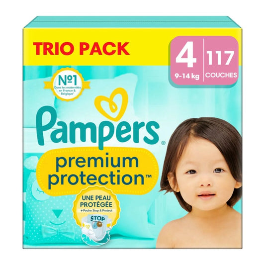 Pampers Baby-Dry - Luiers - Size 4 - 9-14kg - 117 Stuks