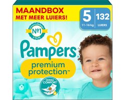 Pampers - Premium Protection - Maat 5 - Maandbox - 132 luiers - 11/16 KG