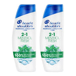 Head & Shoulders - Shampoo - 2in1 - Menthol Fresh - 2x300ml
