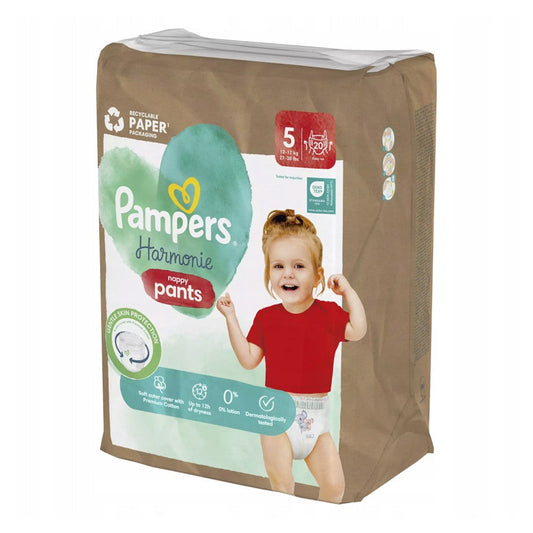 Pampers Nappy - Luiers - Size 5 - Harmonie - 12-17kg - 20 Stuks