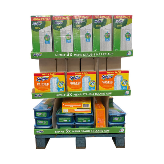 Swiffer - Display - Vloerdoekjes - Navulling - 3 Assortimenten - 57 Stuks