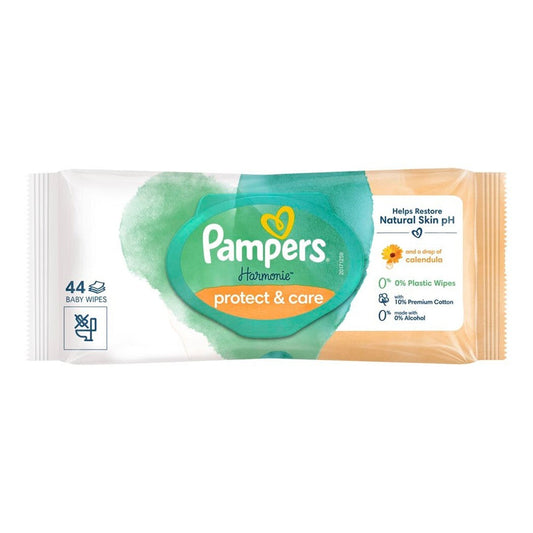 Pampers Harmonie - Babydoekjes - Protect & Care - 44 Stuks