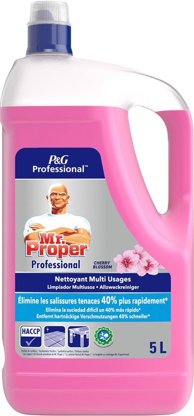 Mr. Proper allesreiniger | kersen | fles van 5 liter