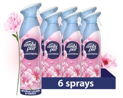 Ambi Pur / Febreze Air Effects Luchtverfrisser Spray Vleugje Bloesem - 6 x 185 ml