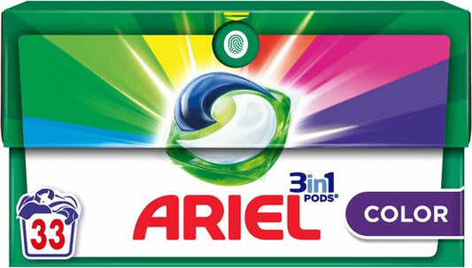 Ariel 3in1 Wasmiddel Pods Color - 4 x 33 stuks - Voordeelverpakking