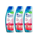 Head & Shoulders - Shampoo - DermaXPRO - Pure Intense - Grapefruit - 3x250ml