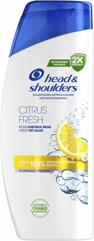 Head & Shoulders Shampoo Citrus Fresh 6 X 400 ml VOORDEELVERPAKKING