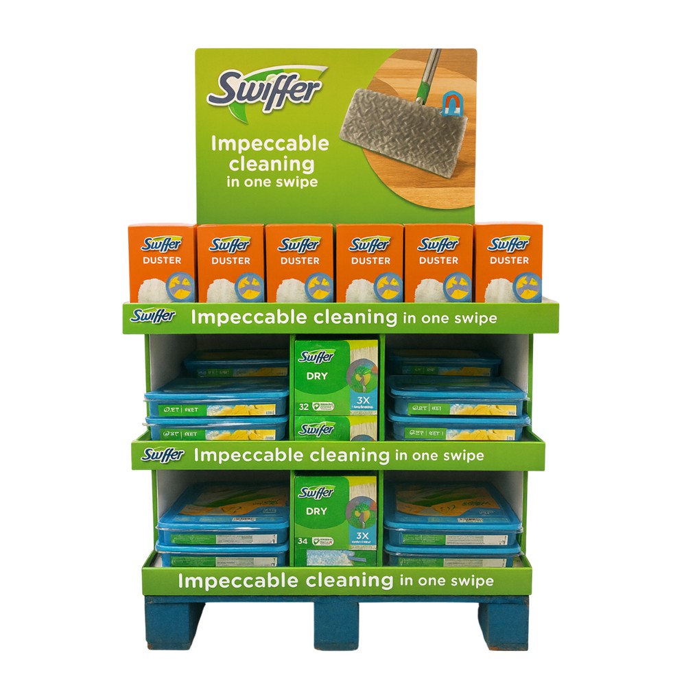 Swiffer - Display - Vloerdoekjes - 3 Assortimenten - 120 Stuks