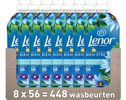 Lenor - Fresh - Zeebries – 8x 1176 ml – Wasverzachter - 448 Wasbeurten | Voordeelverpakking