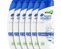 Head & Shoulders Classic - Anti-roos Shampoo - Fris Gevoel Voor Dagelijks Gebruik - Voordeelverpakking 6 x 300 ml