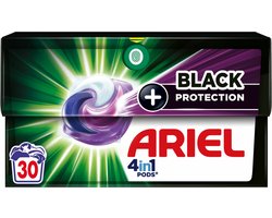 Ariel 4in1 PODS Black Protection – Wasmiddelcapsules – 30 stuks – Voor zwarte & donkere was