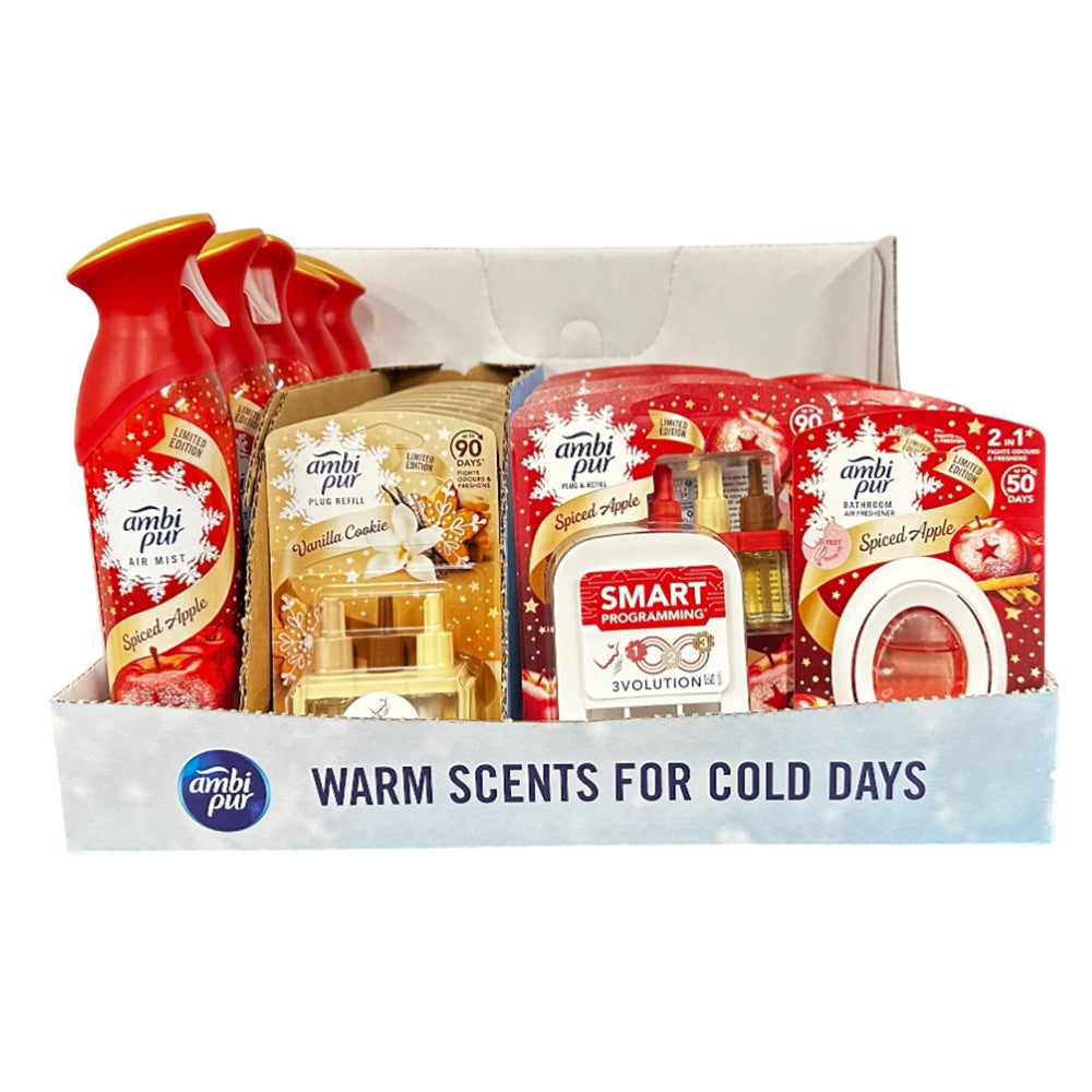 Ambi Pur - Display - 4 Assortimenten - Toiletblok & Starterset & Spray - 26 Stuks