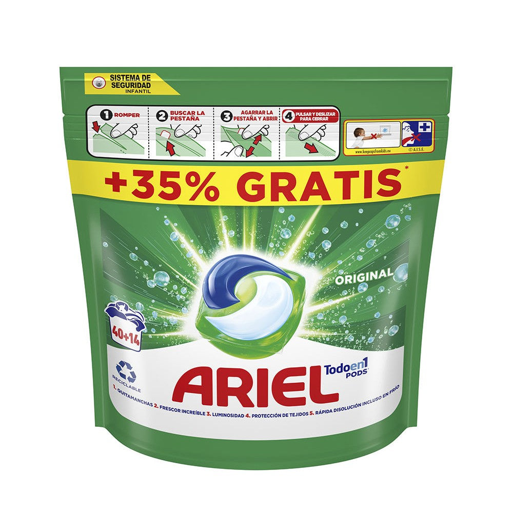 Ariel - Wasmiddel - Pods - Original - 54 Stuks