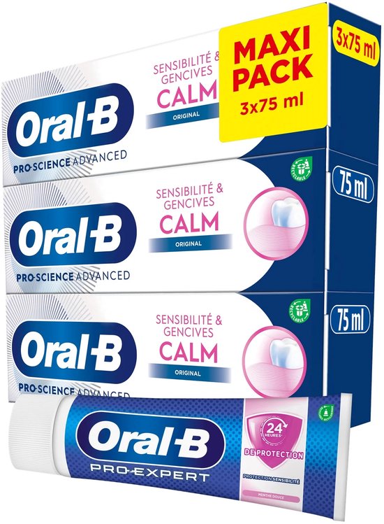 Oral-B Tandpasta Gevoeligheid & Tandvlees Calm Original 3x75 ml