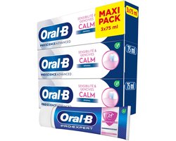 Oral-B Tandpasta Gevoeligheid & Tandvlees Calm Original 3x75 ml