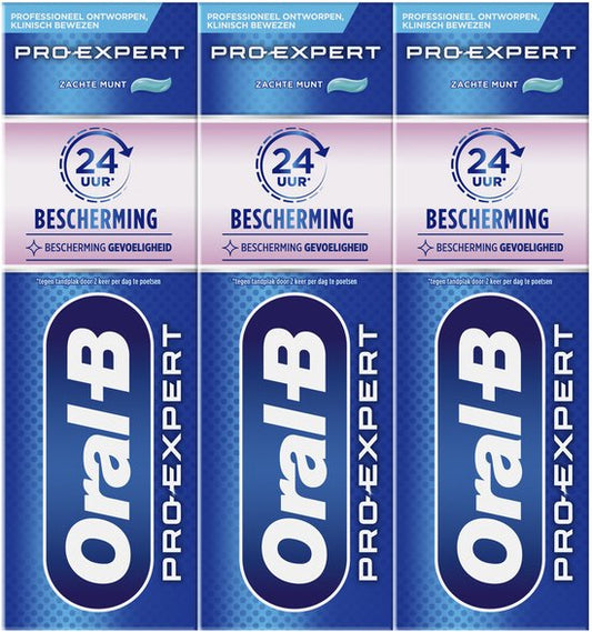 Oral-B Tandpasta Pro-Expert Bescherming Gevoelige Tanden - 3 x 75 ml