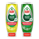 Fairy - Display - Afwasmiddel - Max Power - Zitrone & Original - 8x545ml