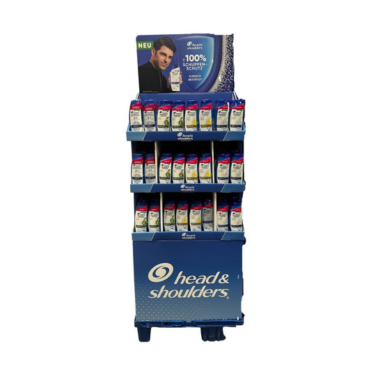 Head & Shoulders - Display - Shampoo - 4 Assortimenten - 250ml - 300ml - 152 Stuks