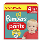 Pampers Baby-Dry - Luiers - Size 4 - 9-15kg - 124 Stuks