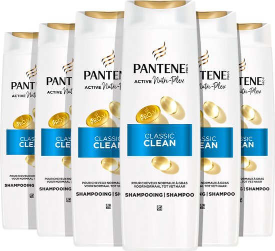 Pantene Shampoo Classic Clean - 6 x 400 ml - Voordeelverpakking