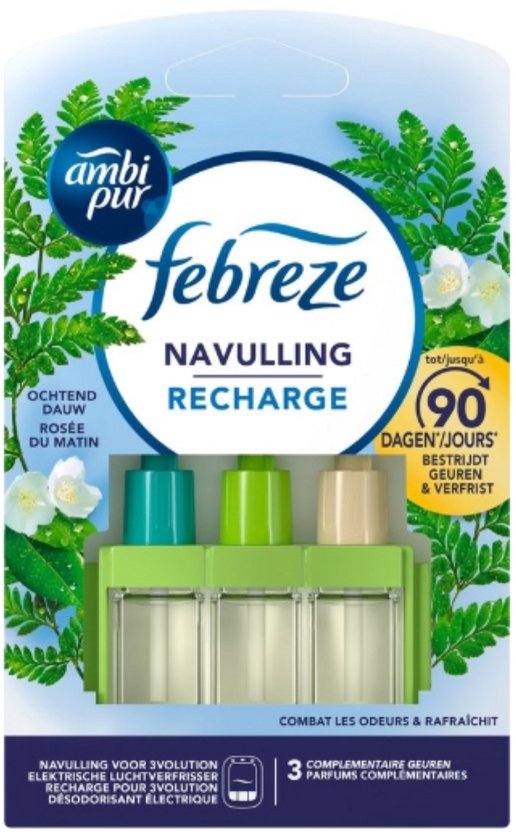 Ambi Pur 3Volution Navulling Luchtverfrisser Ochtend Dauw 20ML
