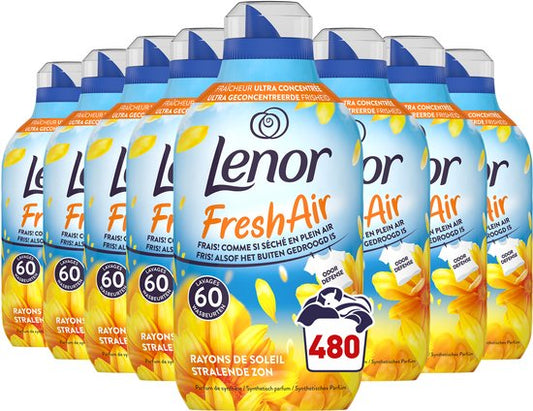 Lenor Fresh Air Wasverzachter Stralende Zon - 8 x 60 Wasbeurten