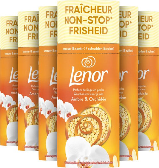 Lenor Geurbooster Amber & Orchidee - Wasparfum - 6 x 155g