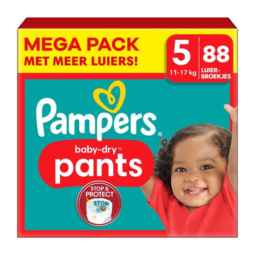 Pampers Premium Protection - Luiers - Size 5 - 11-17kg - + 10 Stuks Babydoekjes - 88 Stuks