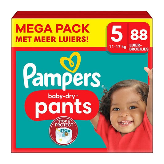 Pampers Premium Protection - Luiers - Size 5 - 11-17kg - + 10 Stuks Babydoekjes - 88 Stuks
