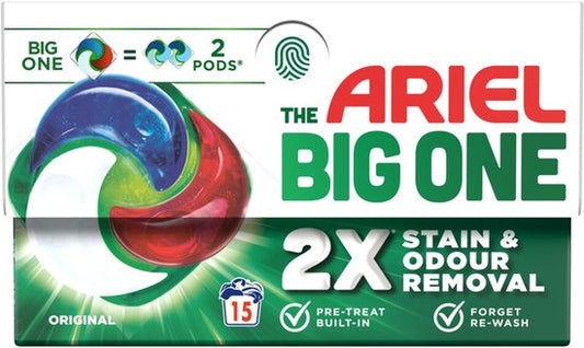 Ariel 3in1 Wasmiddel Pods The Big One Original - 4 x 15 stuks